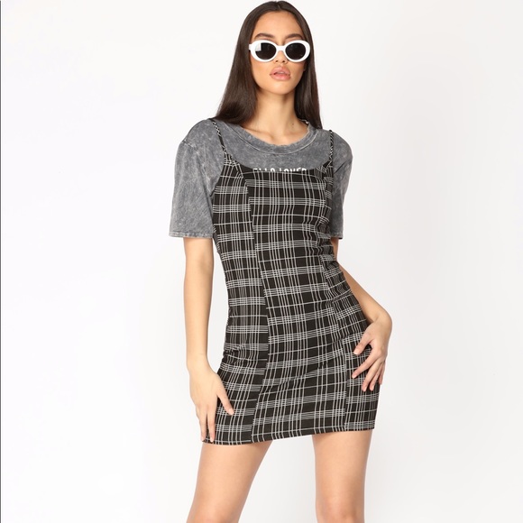 Fashionnova Plaid Mini Dress - Picture 4 of 4